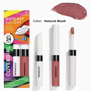 CoverGirl Pride Outlast All-Day Lip Color With Topcoat, Natural Blush